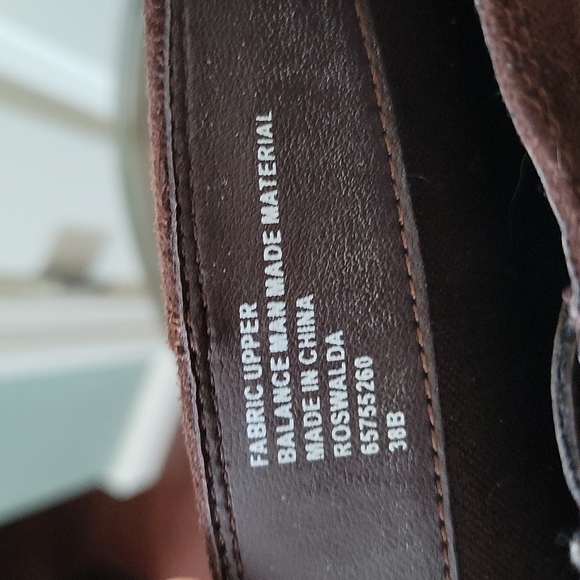 Spring Brown Wedge Boot with Gold/Brass Buckle - Picture 5 of 8